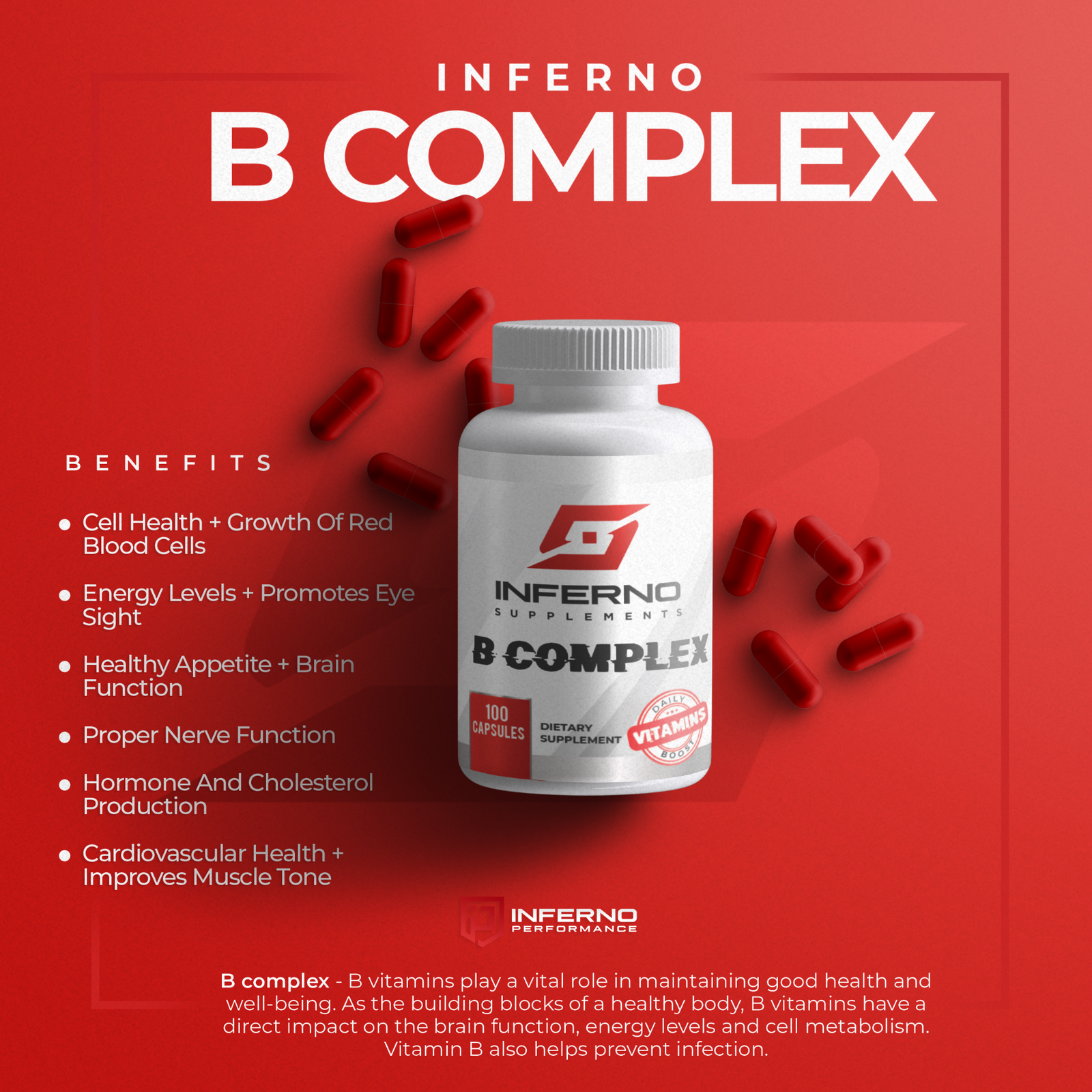 Inferno Supplements B Complex