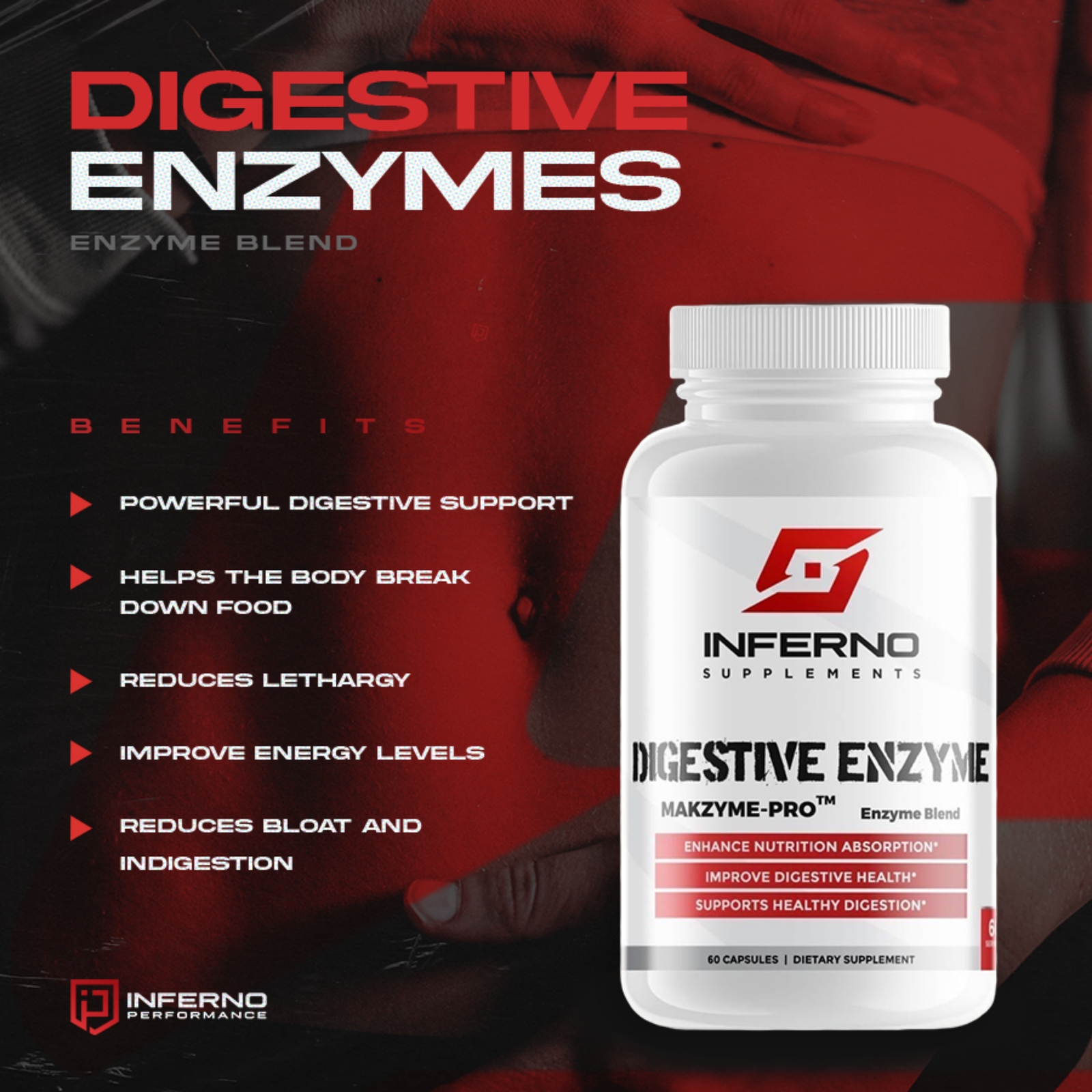Inferno Supplements Digestive Enzymes