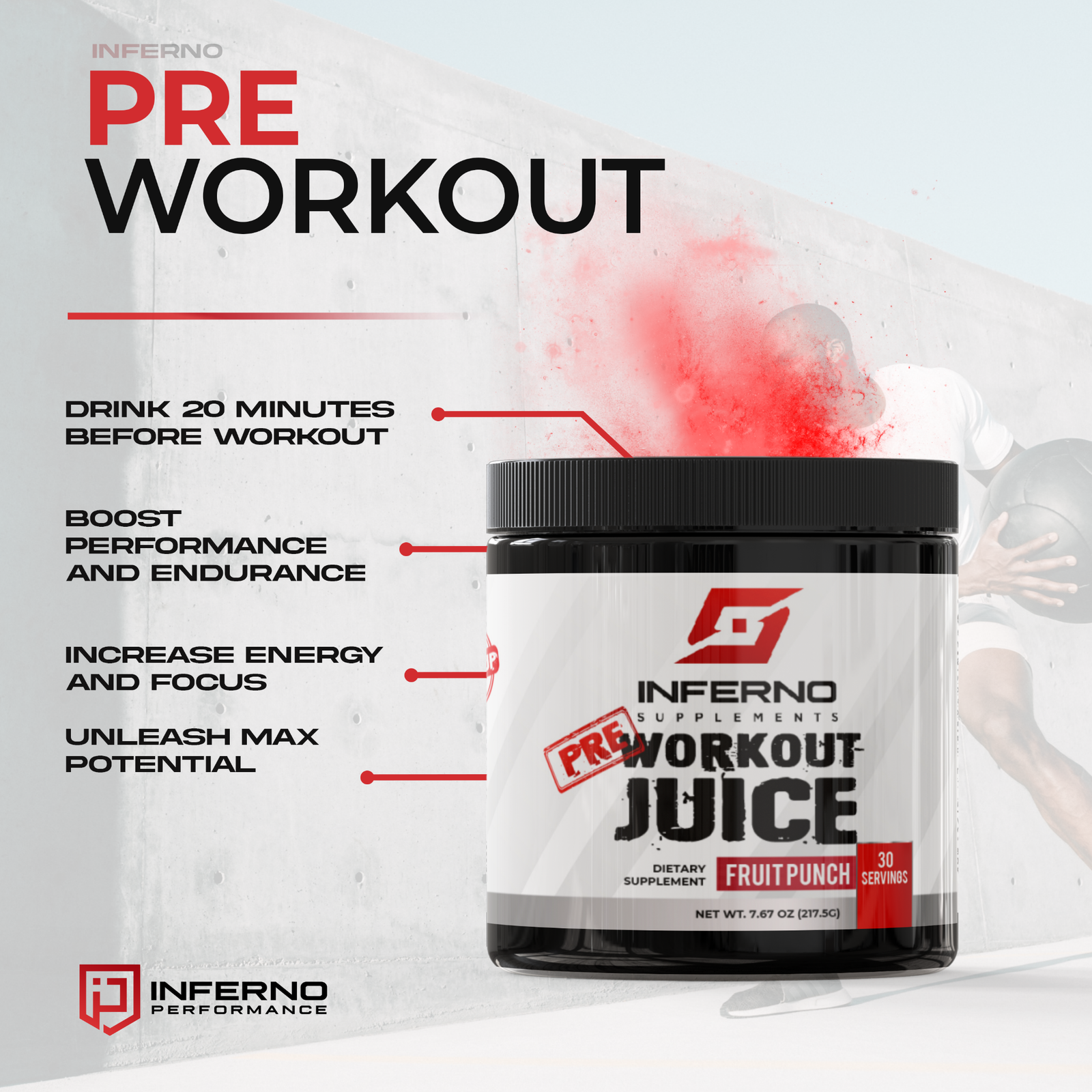 Inferno Supplements Pre Workout Juice