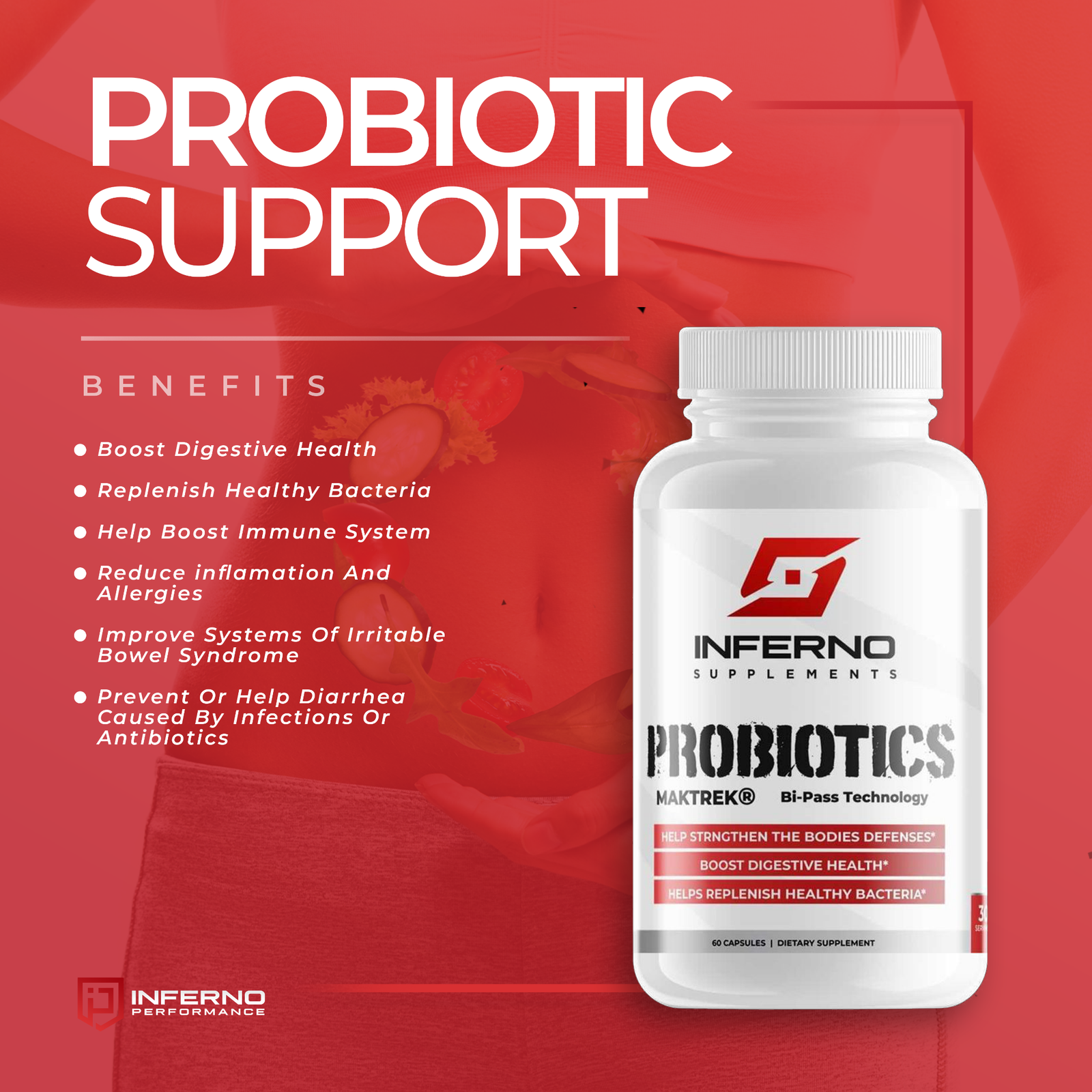 Inferno Supplements Probiotic Support