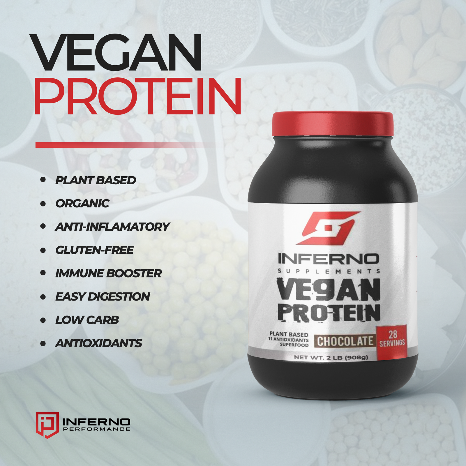 Inferno Supplements Vegan Protein