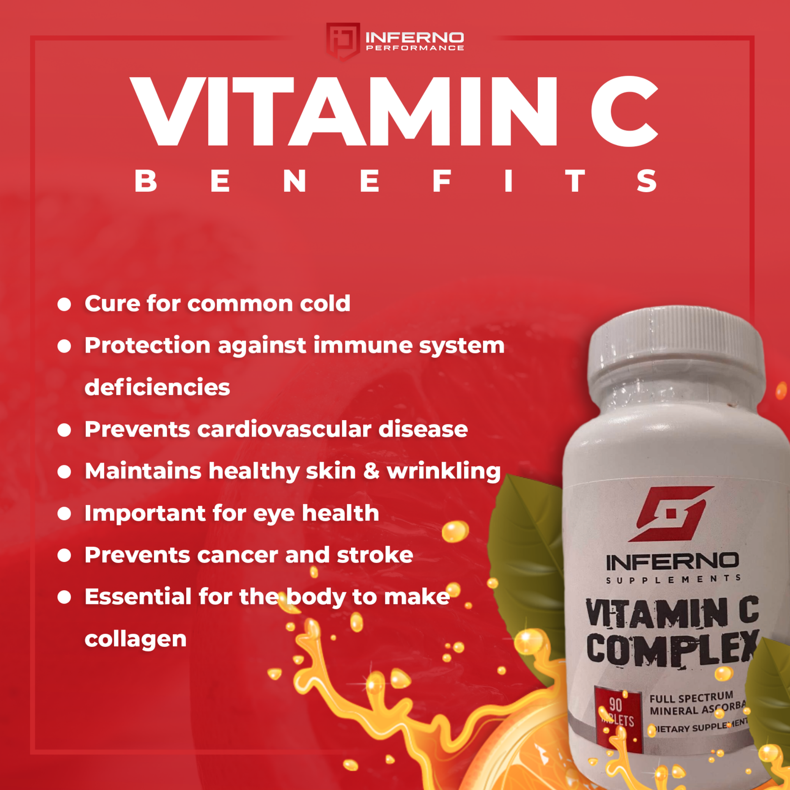 Inferno Supplements Vitamin C Complex